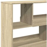 vidaXL Knjižna omara/pregrada črna 100x33x94,5 cm | Shoptok.si