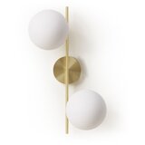 Kave Home Zidna lampa u bijelo-zlatnoj boji ø 14 cm Mahala - | shoptok.hr