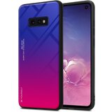 Cadorabo Ohišje, združljiv s Samsungom v vijolični - rdeči - dvobarvni zaščitni pokrov iz silikona TPU in hrbta iz kaljenega stekla, (20571499) Cene