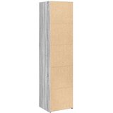  Visoka komoda siva boja hrasta 45x41x185 cm konstruirano drvo | shoptok.hr