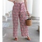 UR/CEO Red wide pleated women's pants Saliha | Shoptok.si