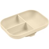 Beaba Divided Silicone Plate tanjur s pregradama s vakuumskim držačem Clay 1 kom Cijene