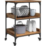 vidaXL Kuhinjski kolica Staro drvo 60 x 41 x 80.5 cm Konstruirano drvo | shoptok.hr