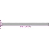  Tepih pravokutni svijetli prirodni 60 x 1000 cm od bambusa | shoptok.hr