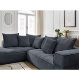 Bobochic Paris Tamno plava kutna garnitura od šenila (s lijevim kutom/u obliku slova L) Whesley – | shoptok.hr