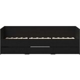  Krevet na dan Crni hrast Konstruirano drvo 90 x 190 cm Izdržljiv | shoptok.hr