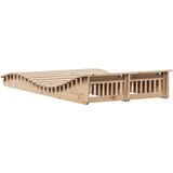  Ležaljka za sunčanje 205 x 110 x 31,5 cm od masivne borovine | shoptok.hr