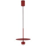 Nova Luce Rdeča aluminijasta LED viseča svetilka ø 30 cm Edem – | Shoptok.si