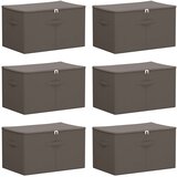  Kutija za spremanje 6 pcs Antracit 55 x 35 x 32 cm | Eponuda.com