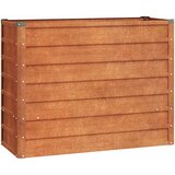  Povišena vrtna gredica boja hrđe 100 x 40 x 77 cm čelik COR-TEN | Eponuda.com