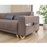 Miuform Smeđa sklopiva/s prostorom za odlaganje kutna garnitura (s lijevim kutom/u obliku slova L) Classy Sophie – | shoptok.hr