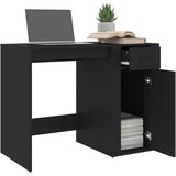  Radni stol crni 100 x 49 x 75 cm od konstruiranog drva | Eponuda.ba