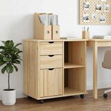  Mobilni ormar Smeđa 63 5 x 39 x 65 5 cm Čvrsto borovo drvo | shoptok.hr