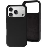 Onasi RainBow Liquid silikonski ovitek z MagSafe za iPhone 17 Pro - črn | Shoptok.si