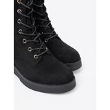 Shelvt Comfortable black workers on a flat sole | Shoptok.si