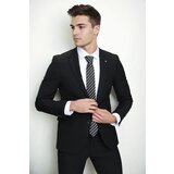 Dewberry 76373 Mens Black 6 Drop Suit Set - Blazer-Trousers-BLACK | shoptok.hr