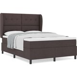 Box Spring krevet s madracem - Tamnosmeđi 160x200 cm tkanina | shoptok.hr