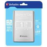 Verbatim Store n go 2,5" 1TB USB 3.0 srebrni Cijene