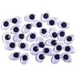 Crafty eyes, kraft oči, oval, 10mm, 30K ( 137085 )