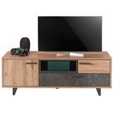 CARRYHOME Tv-element Raven, Barva Hrasta, Temno Siva | Shoptok.si