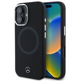 Mercedes TRDI ETUI SILIKONSKI TONAL LOGO ZA MAGSAFE ZA IPHONE 16 6.1 ČRN, (22070622) | Shoptok.si