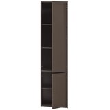 WOOOD Temno rjava modularna omarica iz masivnega bora 55x215 cm Meggy – | Shoptok.si