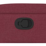  Naslonjač na podizanje od tkanine crvena boja vina | shoptok.hr