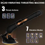 Vibrator Fuck Machine with Suction Cup Black