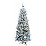  Umjetno božićno drvce Bijela 150 cm PVC, plastika, čelik i PE | shoptok.hr