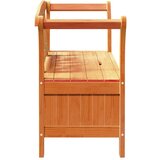 vidaXL Zunanje klopi Rjava Trden akacijev les 44,5 x 119 x 75,5 cm | Shoptok.si