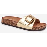 Boto Women Sandals On Cork Platform With Buckle Golden Vianara | shoptok.hr