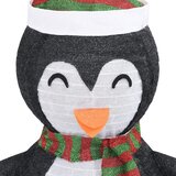  Ukrasna božićna figura pingvina LED od luksuzne tkanine 120 cm | shoptok.hr