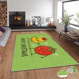 Conceptum Hypnose tepih s novogodišnjim motivima Asr-Crpt-54, Pravougaoni, 120 x 180 cm, Zeleni | Eponuda.ba