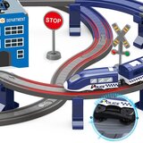Woopie el. vlak: Set s policijskom stanicom, helikopterom i automobilima, 92 dijela | shoptok.hr