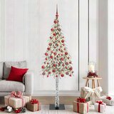 vidaXL Božično drevo med 300 LED z stojalom Bela 180 cm PE in jeklo | Shoptok.si