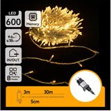 Aigostar LED spoljašnja božićna girlanda 600xLED/6W/230V 30m IP44 topla bela | Eponuda.com