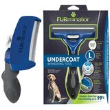 Furminator Alat za kratkodlake pse 23-41 kg, Plavi Cene