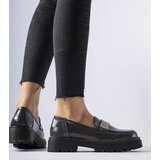 Gemre Dark gray patent leather loafers Fecteau | Shoptok.si