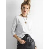 Fashion Hunters Light gray April blouse