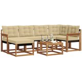  Set vanjskih sofa 7 kom. Prirodna i bež | shoptok.hr