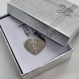  Set verižici srček za vedno - Siva | Shoptok.si