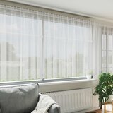  Čipkasta zavjesa sa zavjesama Bijelo 180 x 1200 cm Poliester | shoptok.hr