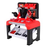  Dječji set alata s postoljem i 46 elemenata - -crno/crveni | shoptok.hr