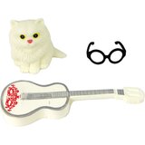  Lutka za igru Emily s bijelom gitarom i mačićem - 30 cm | Shoptok.si