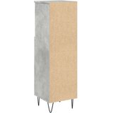 vidaXL Kopalniška omarica betonsko siva 30x30x100 cm inženirski les | Shoptok.si