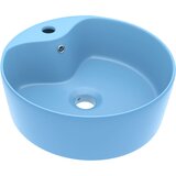 Maison Chic Razkošen Umivalnik - Kopalna umivalnik - Lavabo mat svetlo moder 36x13 cm keramičen, (21684773) Cene