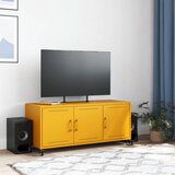 TV ormarić boja senfa 100,5 x 39 x 43,5 cm čelični | shoptok.hr