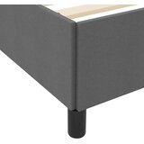  s opruga kutije Tamno siva 200 x 200 cm tkanina | shoptok.hr
