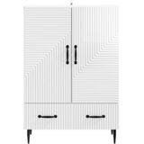  Kreveta s ladicama Bijela visokog sjaja 66 x 34,5 x 95 cm | shoptok.hr