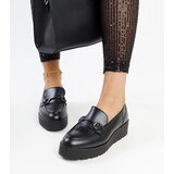 Gemre Black wedge moccasins Oili | Shoptok.si